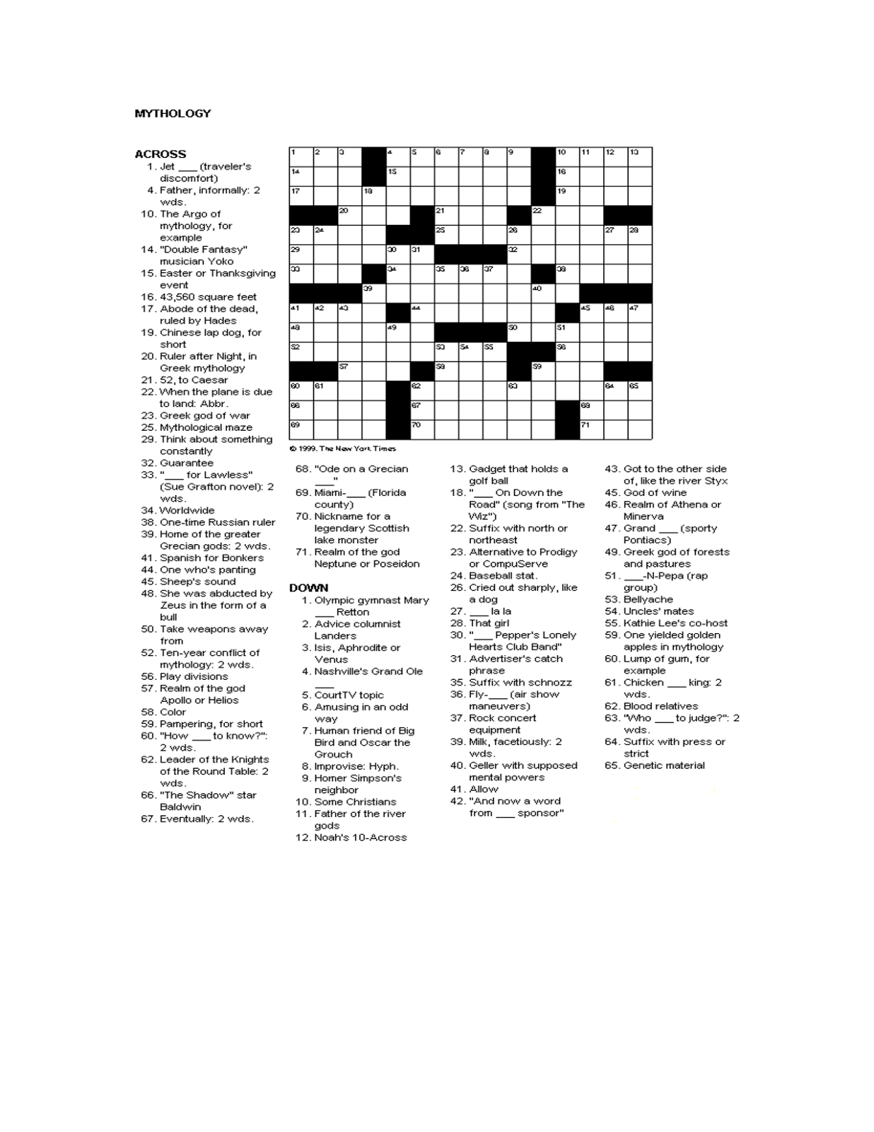 Printable Easter Crossword Puzzles For Adults Printable Printable  - Metaphor For Easy Access Crossword