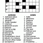 Mini Conventional Crossword 10x10 - Mini Crosswords Easy