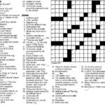 The Old Song And Dance Crossword Puzzle - Musical With The Song Easy To Be Hard Crossword