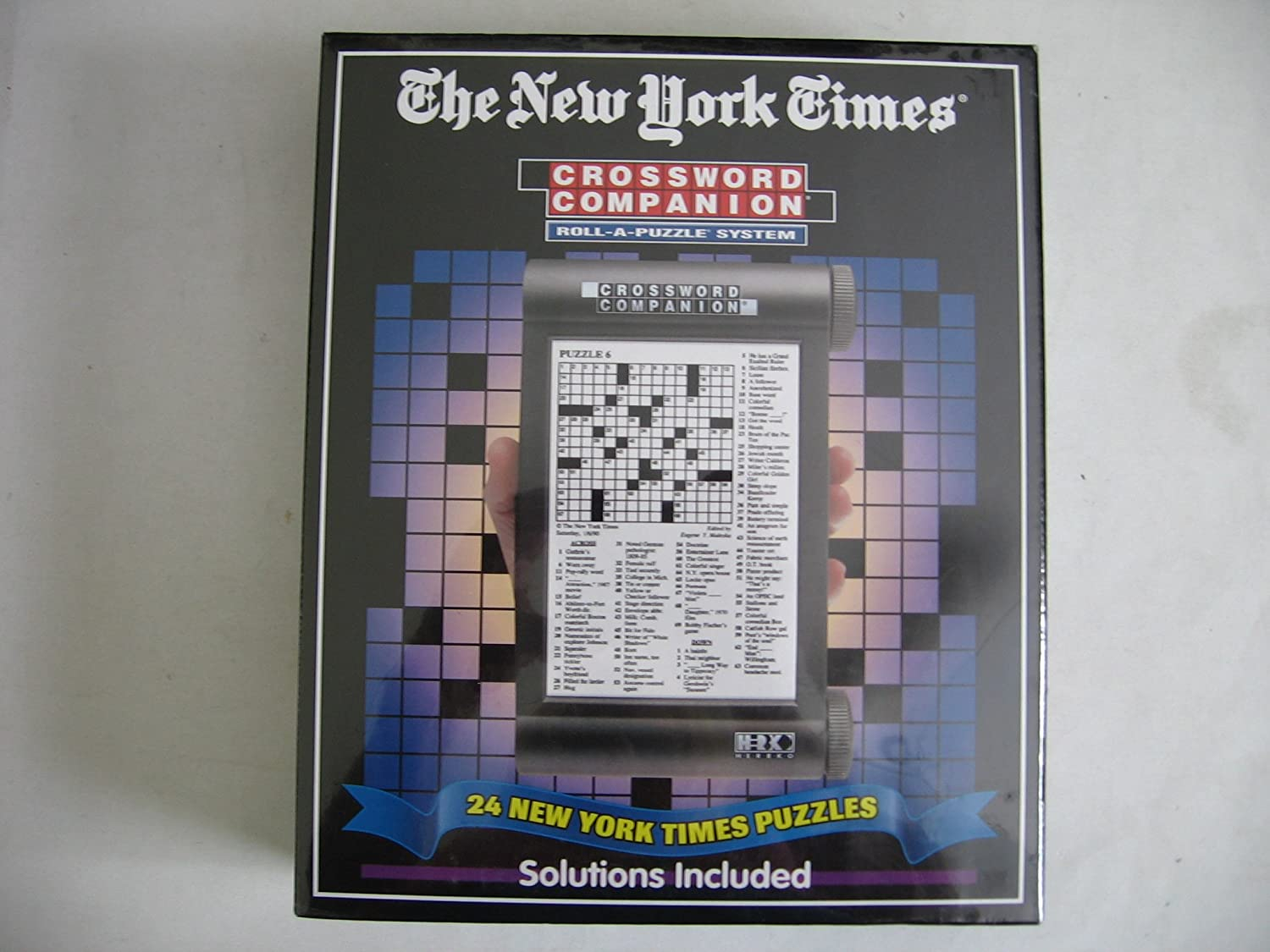 Amazon The New York Times Crossword Companion Roll A Puzzle System  - New York Times Easy Crossword Omnibus Volume 15