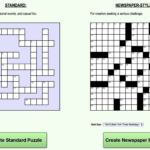 Create Your Own Standard Crossword Puzzles Or Newspaper style Crossword  - Nice N Easy Maker Crossword