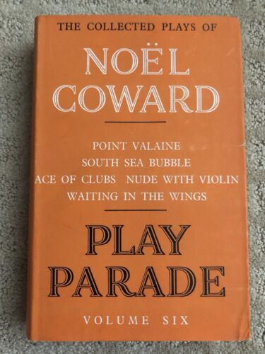 The Collected Plays Of Noel Coward Play Parade Volume Five Hardcover  - Noel Coward Play Easy Crossword