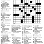 Extra Large Print Crossword Puzzles Free Printable Crossword Puzzles  - Not As Easy To Find Crossword