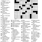Free Printable Crossword Puzzles Medium Difficulty With Answers The  - Not Easy To Please Crossword