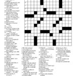 Daily Printable Universal Crossword Printable Crossword Puzzles - Online Crossword Puzzles Easy Celebrity&#39