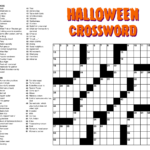 10 Best Large Print Easy Crossword Puzzles Printable Printablee - Online Crosswords Easy