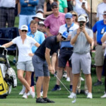 PGA Tour Caddie Flips 8 Iron Upside Down Hits 17 Green At TPC Sawgrass  - Pga Tours Big Easy Crossword