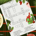 Christmas Puzzles And Games For Kids - Photography Crossword Easy