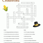 Thanksgiving Crossword Puzzle Best Coloring Pages For Kids - Printable Easy Thanksgiving Crossword