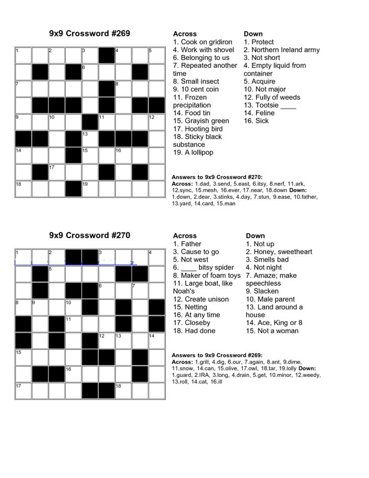 Easy Kids Crossword Puzzles With Images Crossword Puzzles  - Quick And Easy Crossword Maker