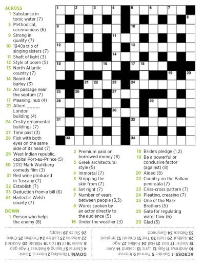 Pin On Crosswords UK Readers Digest - Readers Digest Easy Crossword Puzzles