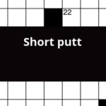 Short Putt Crossword Clue - Really Easy Putt Crossword Clue