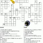 Outer Space Crossword Puzzle Crossword Puzzle Crossword Crossword  - Slow Easy Pace Crossword