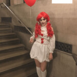 DIY Female Pennywise IT Costume Bright Shadows Pennywise Girl  - Something Easy Or What Crossword
