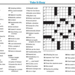 Crossword Puzzles Archives Hamodia - Takes It Easy Crossword Puzzle Clue