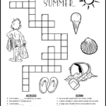 Summer Crossword Puzzles For Kids Word Puzzles For Kids Free  - Talk Or Easy Listening Crossword