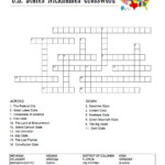 U S States Nicknames Crossword Free Printable - The Big Easy Nickname Crossword