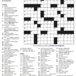 Printable Winter Crossword Puzzles For Adults With Answers - They Go Down Easy Crossword