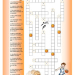 Fun Printable Basketball Crossword Puzzles 101 Activity - Tip Easy Basket Crossword