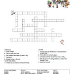 Toy Story Crossword Free Printable - Toy Story Easy Crossword