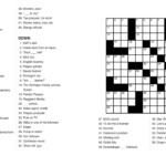 Easy Printable Crossword Puzzles Race Each Other To Answer The Clues  - Verb In Easy Reader Book Crossword