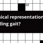 Graphical Representation Of A Bounding Gait Crossword Clue - Went At An Easy Gait Crossword