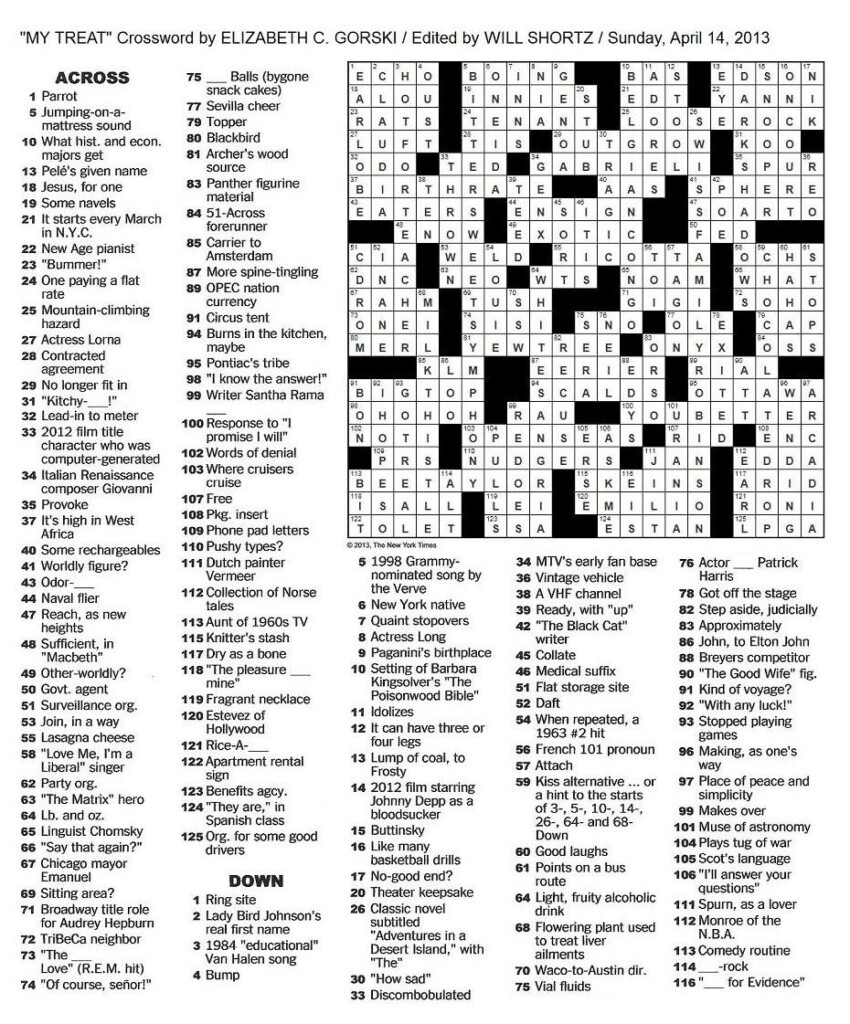 Stupendous Washington Post Sunday Crossword Printable Hudson Website - Which Washington Post Crossword Easy Days